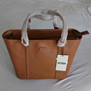 Hartmann Heritage Zippered Tote Bag, Golden Oak - New in Box